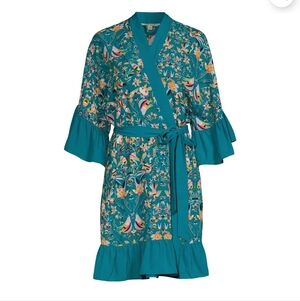 Pioneer Woman Tropicana Birds Kimono NWT Size Medium